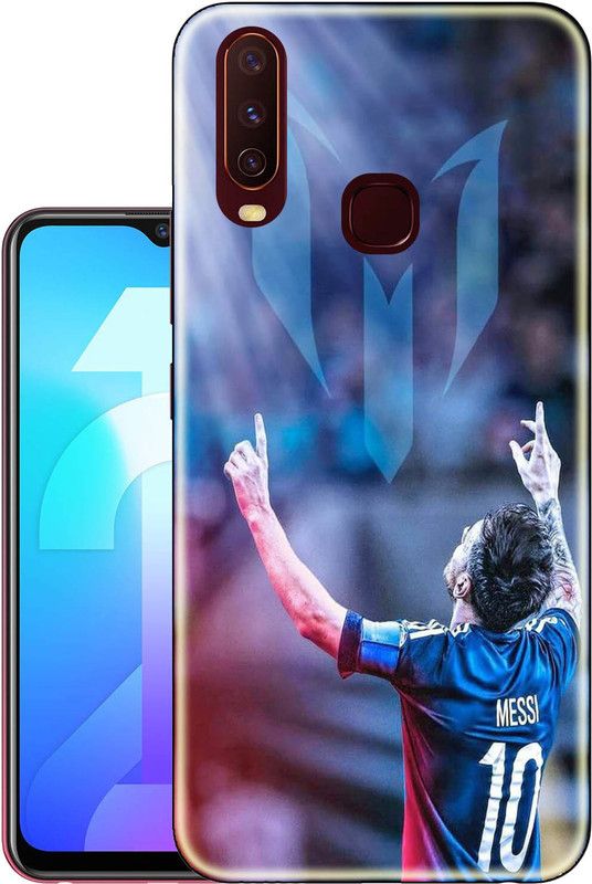 ONLITE Back Cover for Vivo Y12  (Blue, Shock Proof, Silicon, Pack of: 1)