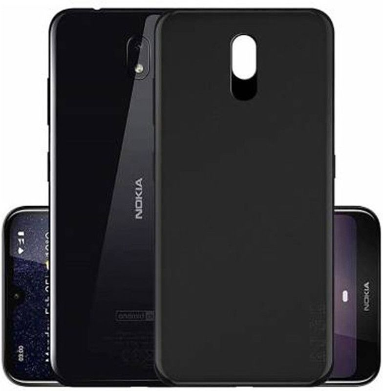 Stunny Back Cover for Nokia 2  (Black, Silicon, Pack of: 1)