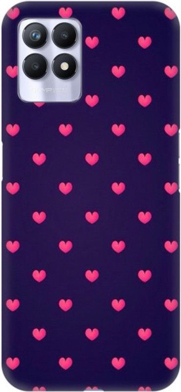 COBIERTAS Back Cover for Realme 8i  (Blue, Pink, Hard Case)