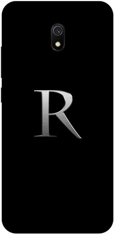 SSMORYA Back Cover for Redmi 8A R Letter, Black Printed Back Cover  (Multicolor, Waterproof, Pack of: 1)