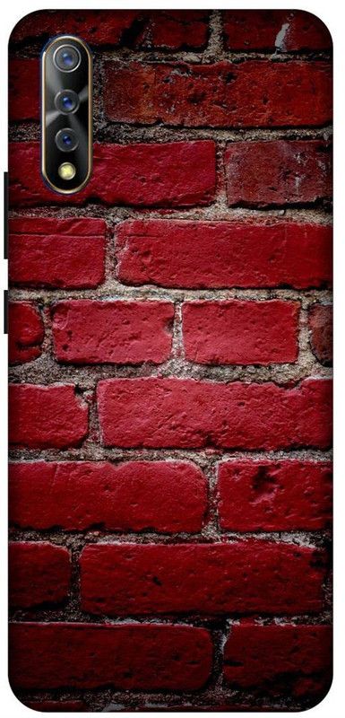 SSMORYA Back Cover for Vivo S1 Red Wall Printed Back Cover  (Multicolor, Waterproof, Pack of: 1)