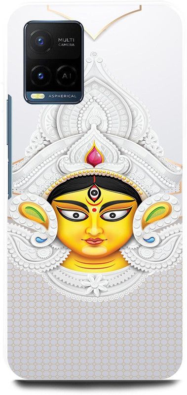 play fast Back Cover for Vivo Y21E MA, MATA, DURGA, DEVI, GODDES  (White, Hard Case, Pack of: 1)