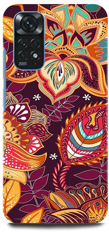 play fast Back Cover for POCO M4 Pro MANDALA, ART, ABSTRACT, ART, RANGOLI, PATTERN  (Purple, Hard Case, Pack of: 1)