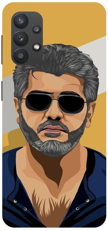 Wall Art Back Cover for SAMSUNG GALAXY M32 (5G) Thala, Vector, Super star, Ajith Printed  (Multicolor, Dual Protection, Pack of: 1)