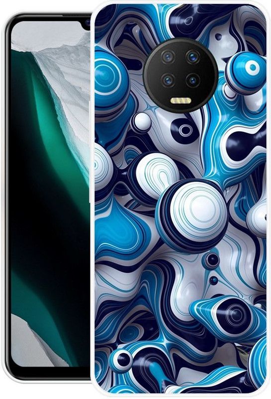 Krtagy Back Cover for Infinix Note 7  (Multicolor, Dual Protection, Silicon)