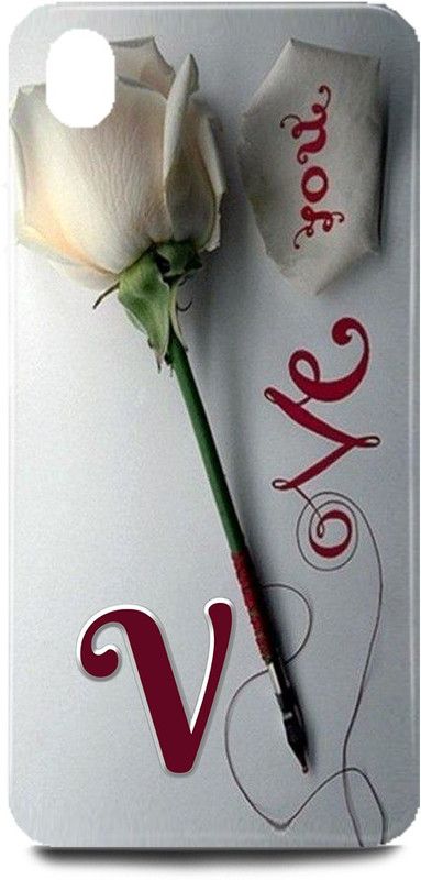 MP ARIES MOBILE COVER Back Cover for Vivo Y91i/1820,V Loves V Name,V Name, V Letter, Alphabet,V Love V NAME  (Multicolor, Hard Case, Pack of: 1)