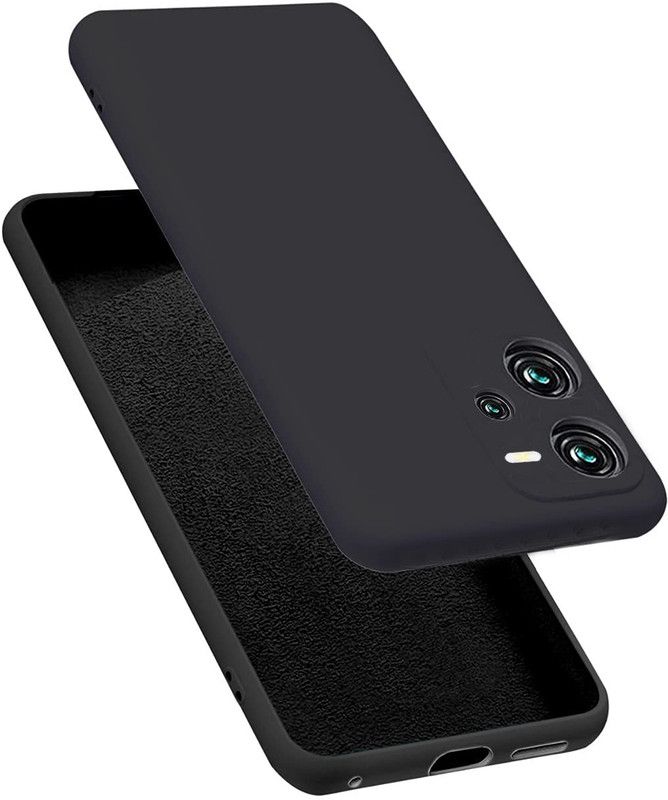 ShopGlobal Back Cover for Realme C35  (Black, Dual Protection, Silicon)