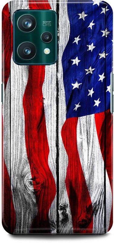 play fast Back Cover for OPPO A76, CPH2375 US, FLAG, RED, WHITE, CAMO, BLUE  (Multicolor, Hard Case, Pack of: 1)