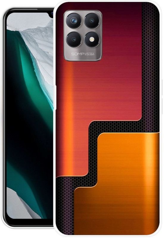 MeMi Back Cover for realme 8i  (Multicolor, Shock Proof, Silicon, Pack of: 1)