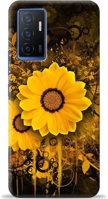Loffar Back Cover for Vivo V23e 5G  (Yellow, Shock Proof)
