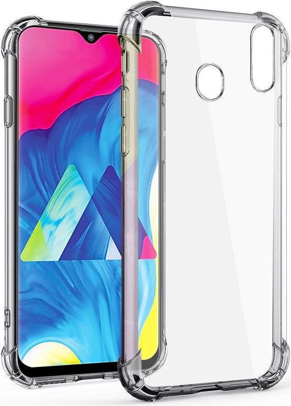 Phone Back Cover Back Cover for Redmi Note 7  (Transparent, White, Grip Case, Pack of: 1)