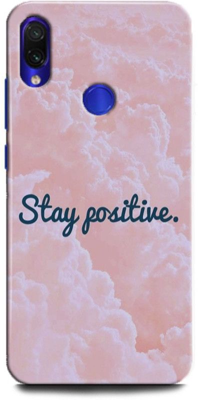BARMANS Back Cover for Redmi 7 / stay positive, motivational, quotes, inspiration  (Multicolor, Shock Proof, Pack of: 1)