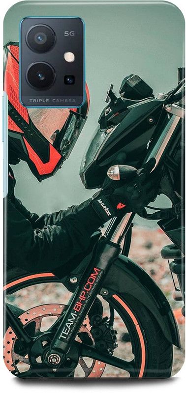 JUGGA Back Cover for OPPO K10, CPH2373, RIDER, BOY, BIKE, KTM, DUKE  (Black, Hard Case, Pack of: 1)