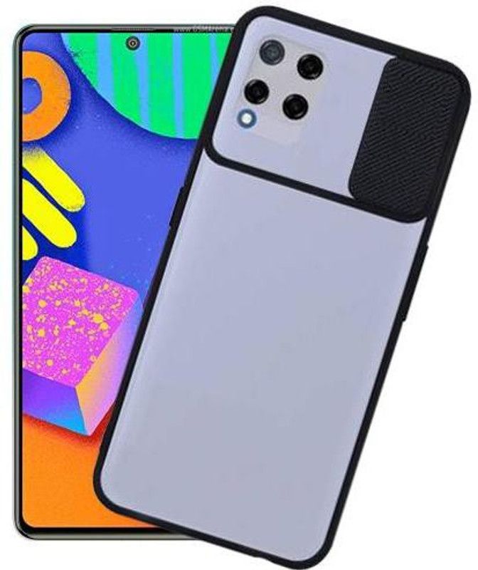 INMESTA Back Cover for Samsung Galaxy F62  (Black, Pack of: 1)