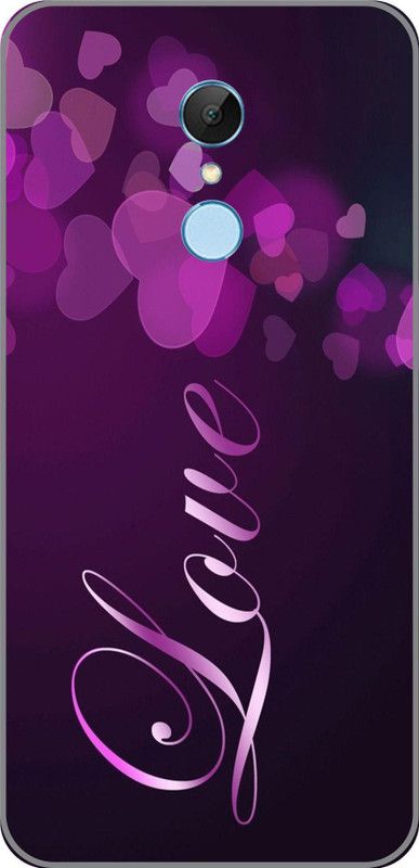 Bastex Back Cover for Mi Redmi 5  (Purple, White)