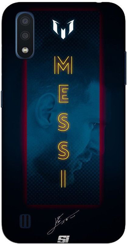 CROKIAN Back Cover for Samsung Galaxy M01 Messi Back Cover  (Black, Hard Case, Pack of: 1)