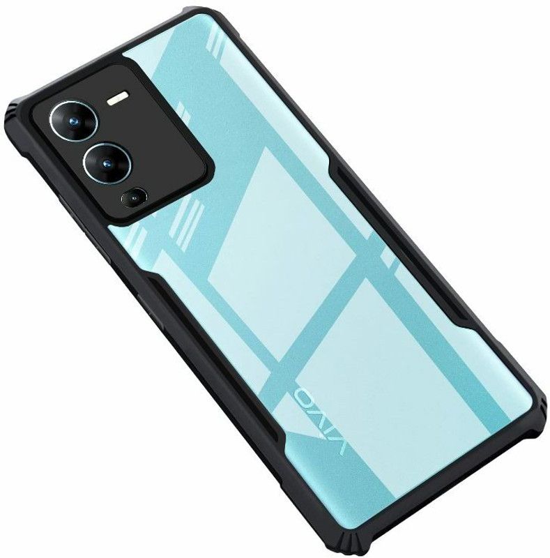 Mascot Max Back Cover for Vivo V25 Pro 5G  (Transparent, Grip Case, Silicon, Pack of: 1)