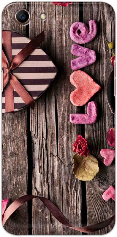NDCOM Back Cover for OPPO A83 Love Gift Printed  (Multicolor, Hard Case, Pack of: 1)