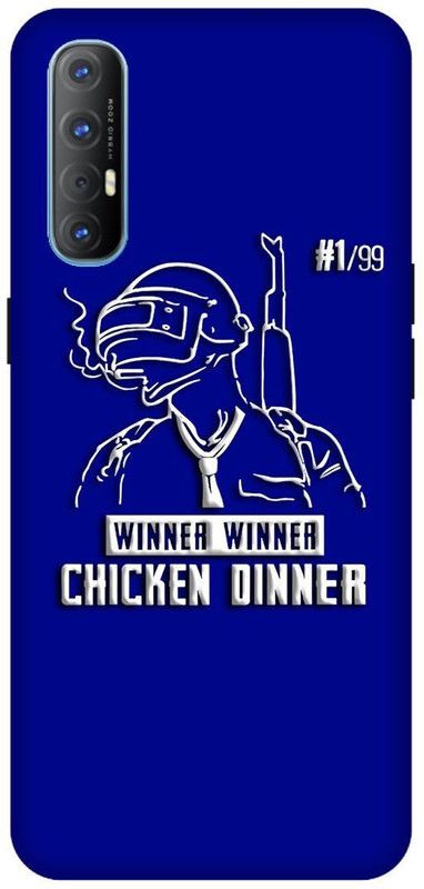 UMPRINT Back Cover for Oppo Reno3 Pro Pubg Pubg Mobile Game Printed Back Cover  (Multicolor, Hard Case, Pack of: 1)