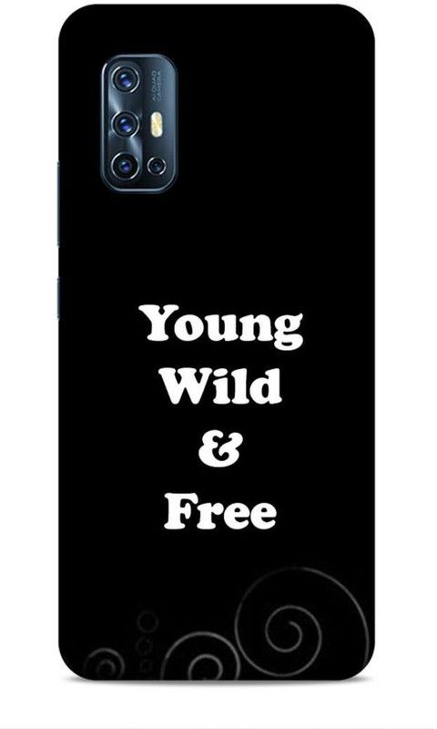Keviv Back Cover for Vivo V17  (Black, White, Hard Case, Pack of: 1)
