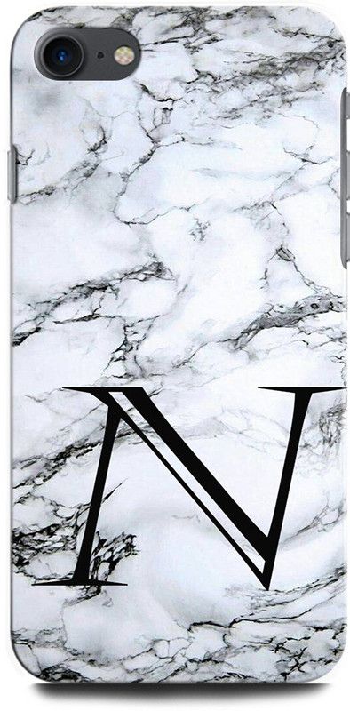 ORBIQE Back Cover for APPLE iPhone SE MHGQ3HN/A N, N LETTER, N ALPHABET, DESIGN  (Multicolor, Hard Case, Pack of: 1)
