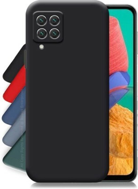 VCASE Back Cover for Samsung Galaxy F12, Samsung Galaxy A12, Samsung Galaxy M12  (Black, Dual Protection)
