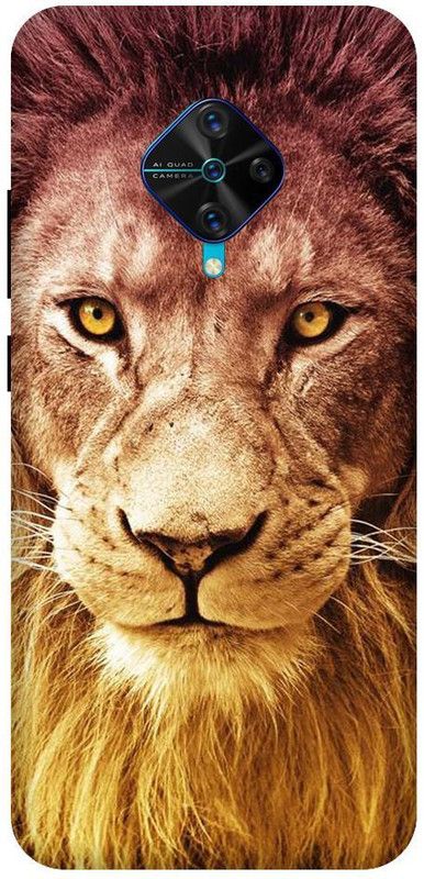 artocus Back Cover for Vivo S1 Pro, Vivo S1 Pro Lion Printed Back Cover  (Multicolor, Hard Case, Pack of: 1)