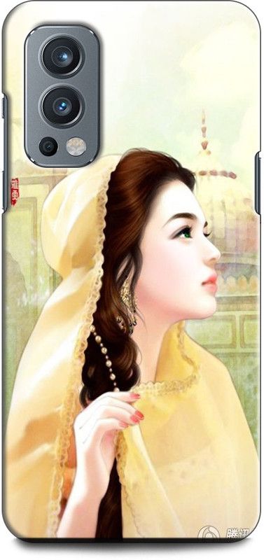 WallCraft Back Cover for OnePlus Nord 2 5G GIRL, ANIME, PINK, LOVELY GIRL, CARTOON, CUTE GIRL, DOLL  (Multicolor, Dual Protection)