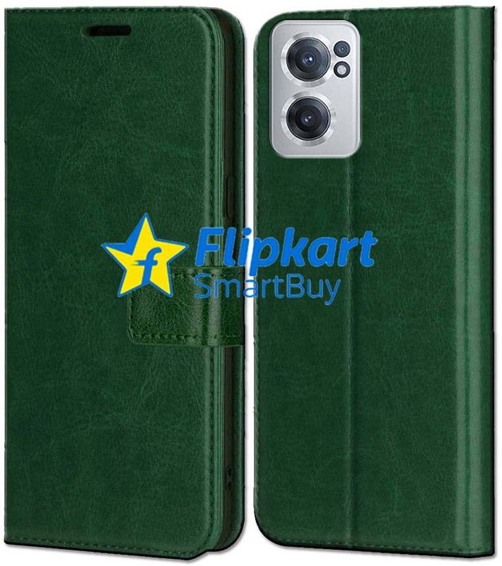 Flipkart SmartBuy Back Cover for OnePlus Nord CE 2  (Green, Cases with Holder, Pack of: 1)