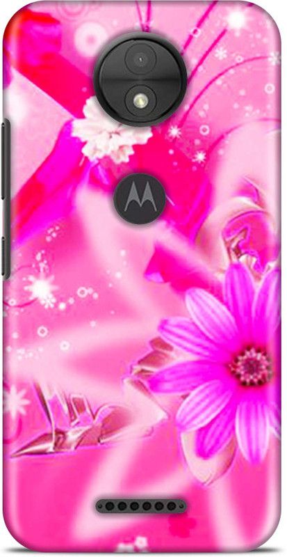 Sankee Back Cover for Motorola Moto C  (Pink, Hard Case)