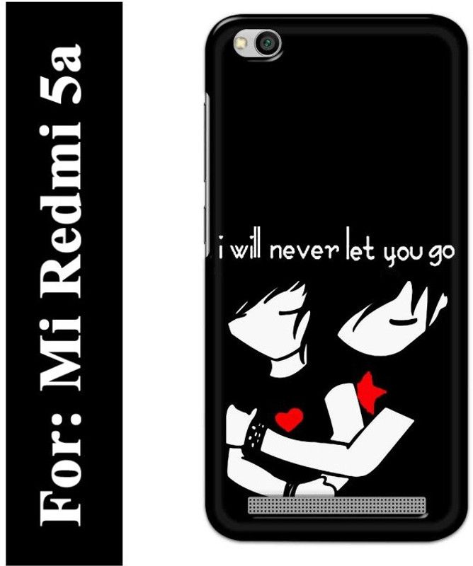 Majestic Back Cover for Mi Redmi 5a  (Black, White, Hard Case)