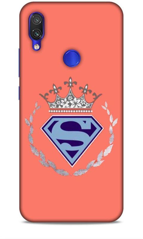 MAPPLE Back Cover for Redmi Note 7 (S / Girls / Letter / Alphabet / Name)  (Multicolor, Hard Case, Pack of: 1)
