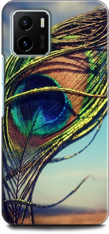 WallCraft Back Cover for Vivo Y15s, V2120 MOR PANKH, PEACOCK, FEATHER  (Multicolor, Dual Protection, Pack of: 1)