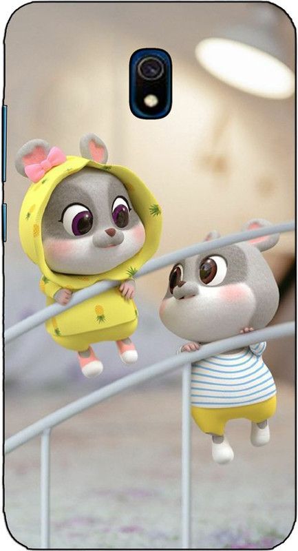 CROKIAN Back Cover for Reami 8A Cute cartoon Back Cover  (Multicolor, Hard Case, Pack of: 1)