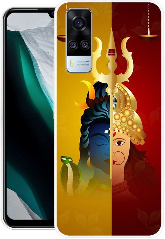 redfly Back Cover for Vivo Y51, Vivo Y51A, Vivo Y31, Vivo Y51 2020, Vivo Y31 2020  (Multicolor, Grip Case, Silicon)