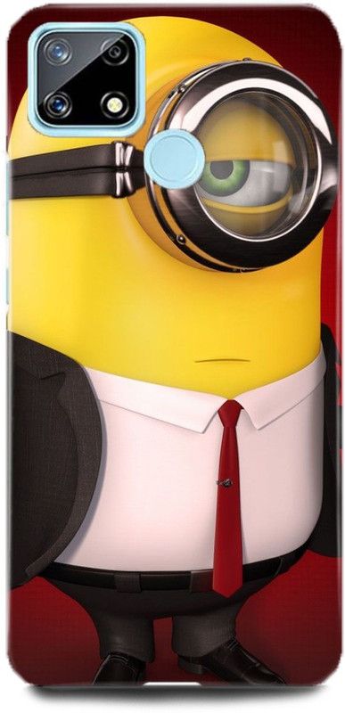 FUGGA Back Cover for Realme C25s, RMX3197, MINIONS, CARTOON, EMOJI, FUNNY, COMIC  (Multicolor, Hard Case)
