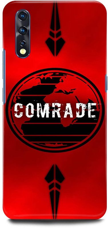 JUGGA Back Cover for Vivo S1, 1907, COMRADE, RED  (Red, Hard Case, Pack of: 1)