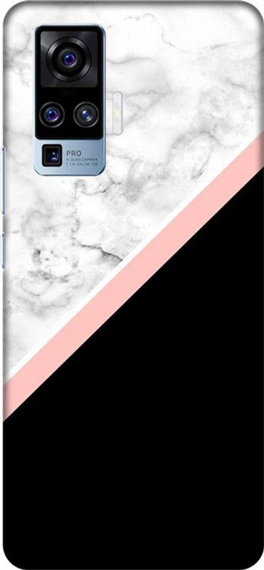 PNBEE Back Cover for Vivo X50 Pro, Vivo V2005A - Marble Pattern Print  (Multicolor, Hard Case, Pack of: 1)