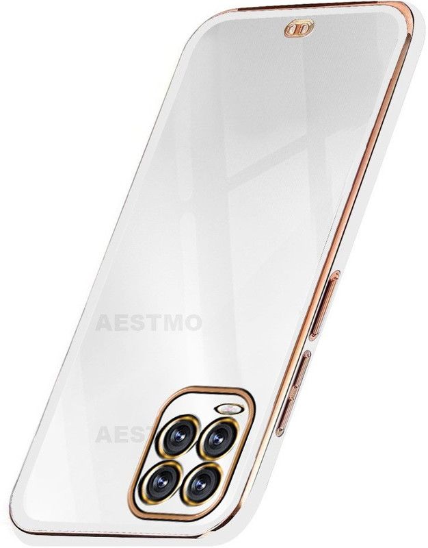 AESTMO Back Cover for Realme 8 4G, Realme 8 Pro  (White, Dual Protection, Pack of: 1)