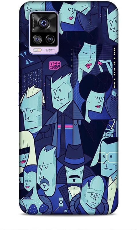 Keviv Back Cover for Vivo V20 Pro  (Multicolor, Hard Case, Pack of: 1)