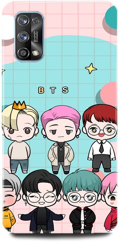 Dimora Back Cover for realme 7 Pro, bts bts army  (Multicolor, Hard Case, Pack of: 1)
