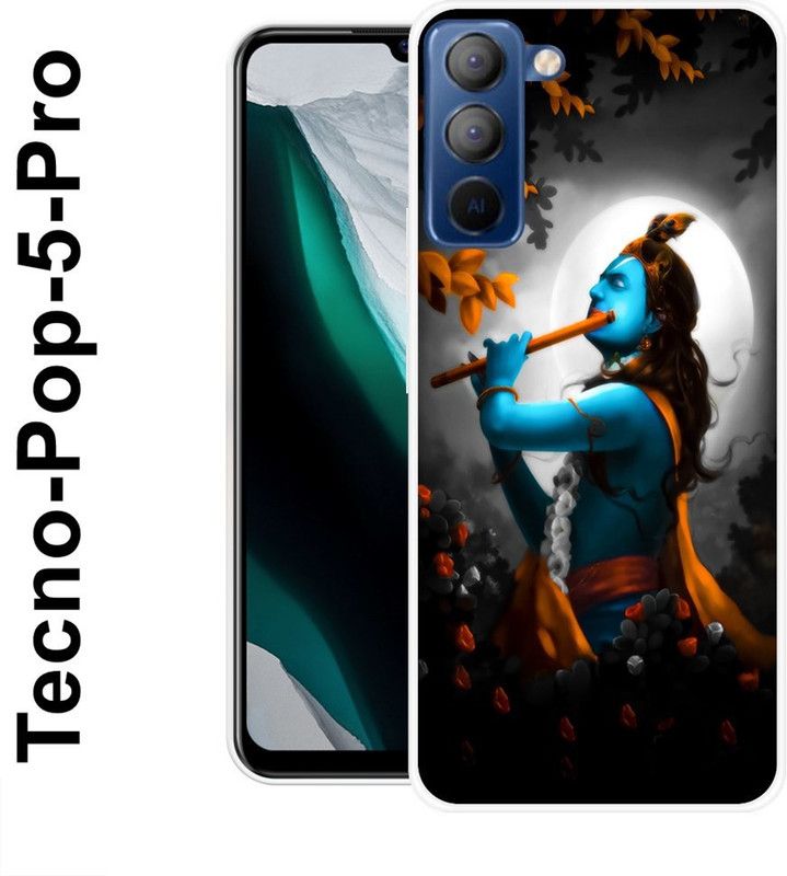 Sswastik Back Cover for Tecno Pop 5 Pro  (Multicolor, Grip Case, Silicon)