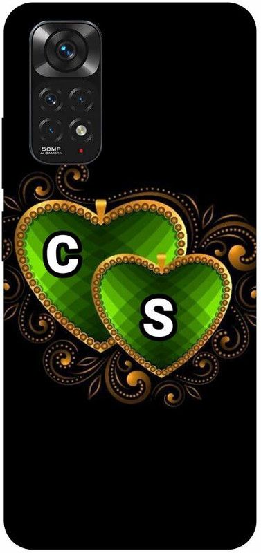ThePrintlink Back Cover for Redmi Note 11, 2201117TI, C S, C LOVE S, C S NAME, C S ALPHABET, LOVE  (Multicolor, Shock Proof, Pack of: 1)