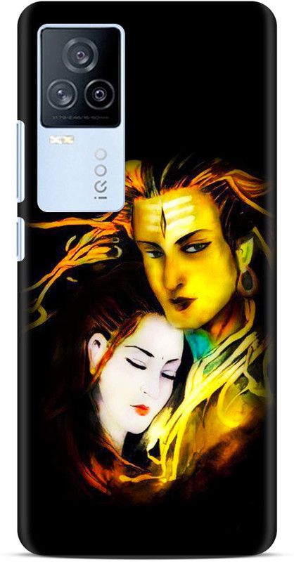 Sankee Back Cover for iQOO 7  (Blue, Hard Case)