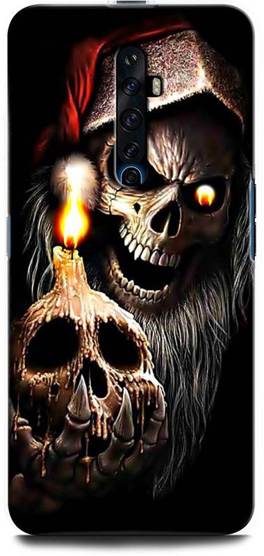 ORBIQE Back Cover for OPPO Reno2 Z 1945 SKULL, GAMES, ANIME, SKULLGRIMREAPER, POKER, DARKNESS  (Multicolor, Hard Case, Pack of: 1)