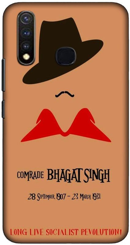 CROKIAN Back Cover for Vivo Y19 Bhagat singh Back Cover  (Multicolor, Hard Case, Pack of: 1)