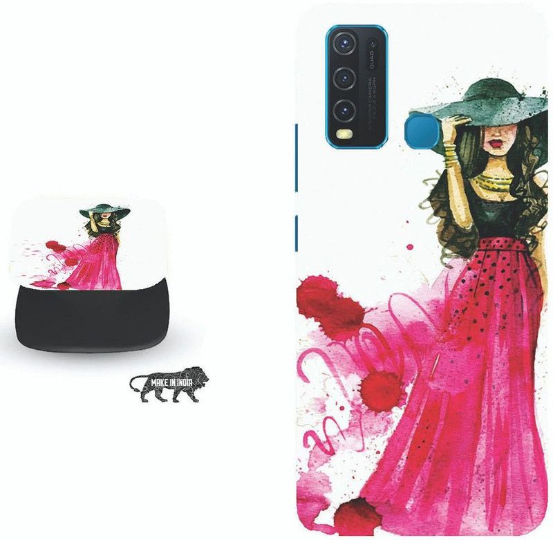 My Swag Back Cover for Vivo Y30  (Multicolor, Cases with Holder)