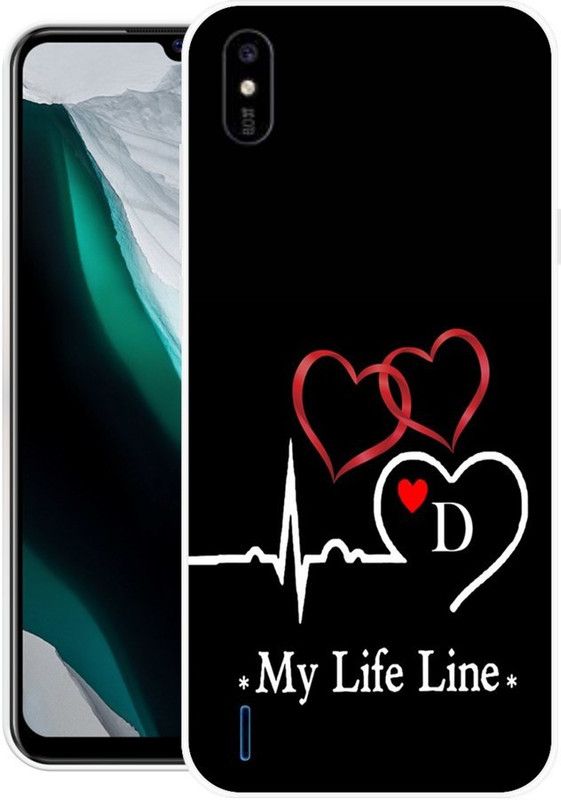 DESILOVE Back Cover for Lava Z53  (Multicolor, Grip Case, Silicon)