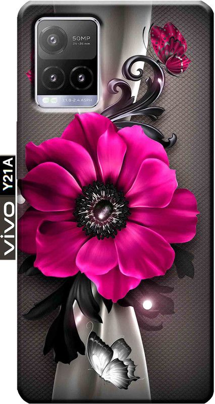 Rockerspot Back Cover for Vivo Y21A 2772  (Multicolor, Anti-radiation, Silicon, Pack of: 1)