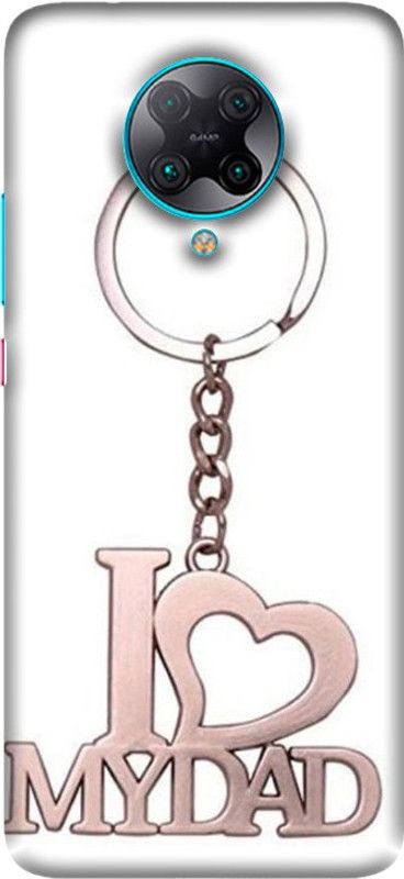 PNBEE Back Cover for Xiaomi Poco F2 Pro, M2004J11G - I Love Dad Print  (Multicolor, Hard Case, Pack of: 1)
